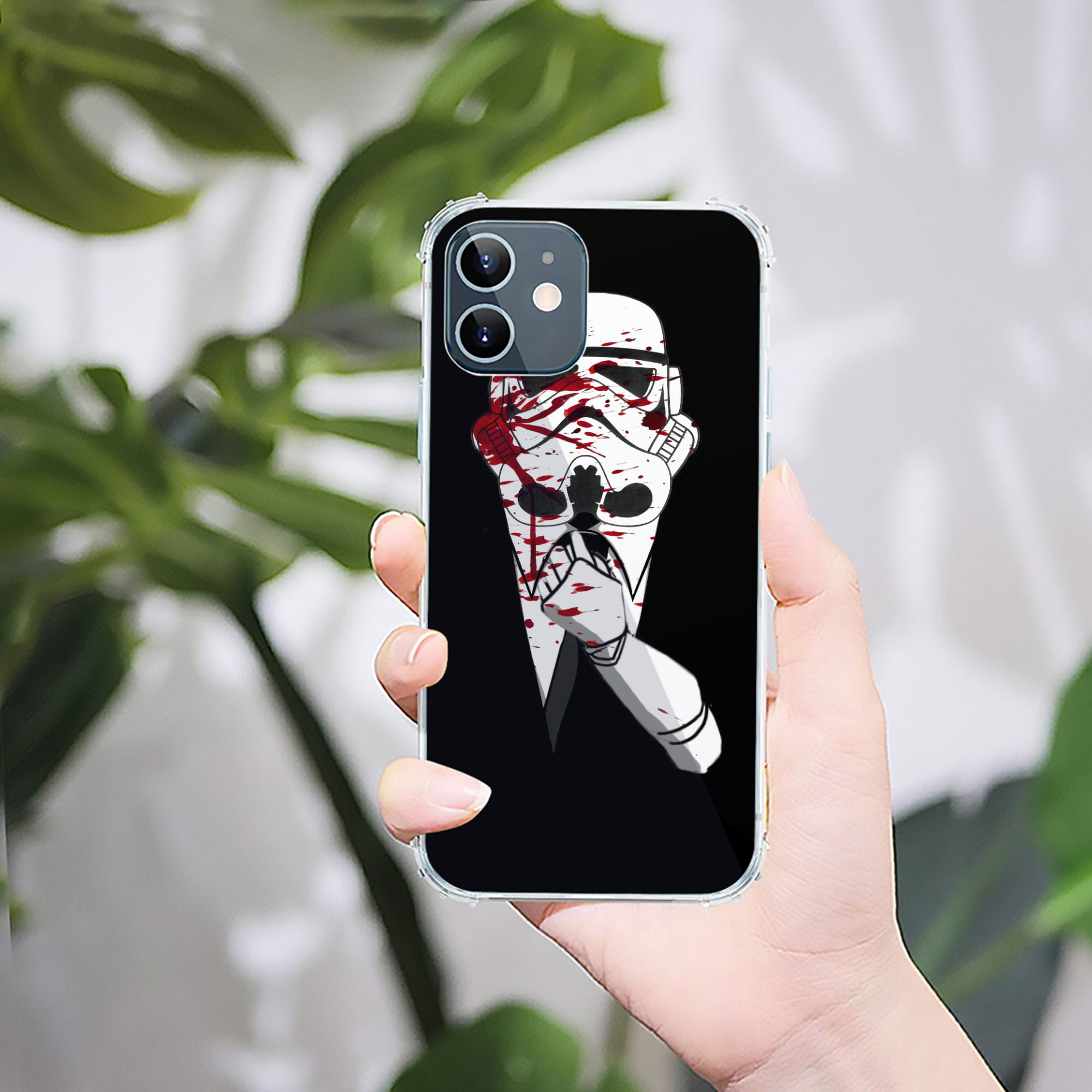 （画像用） スター・ウォーズ Star Wars 【iPhone 12シリーズ対応】透明スマホケース（クリアソフトケース）